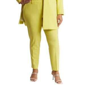 Calvin Klein Pear Green Slim Leg Pants 24W